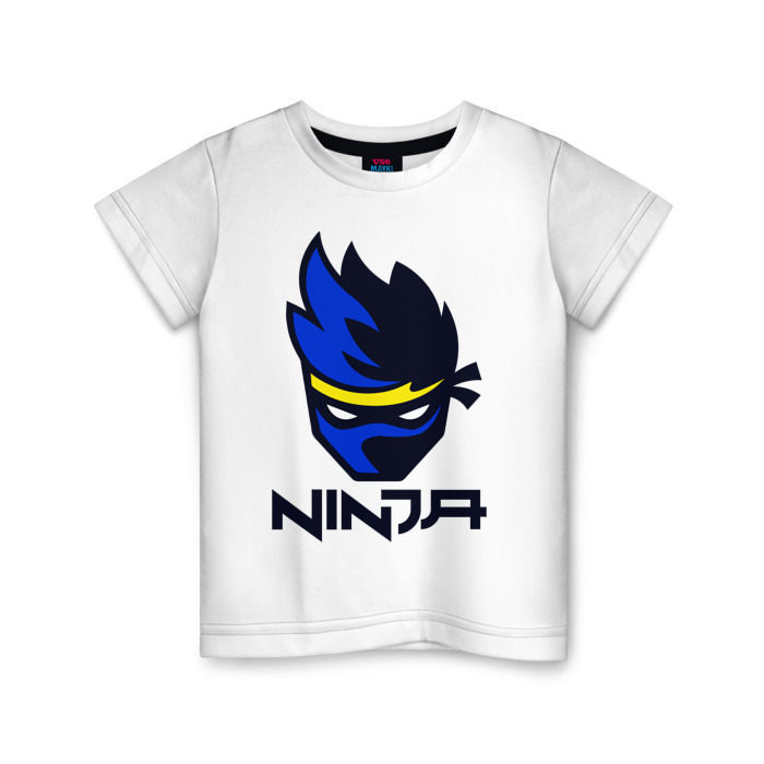Детская футболка хлопок FORTNITE NINJA фото