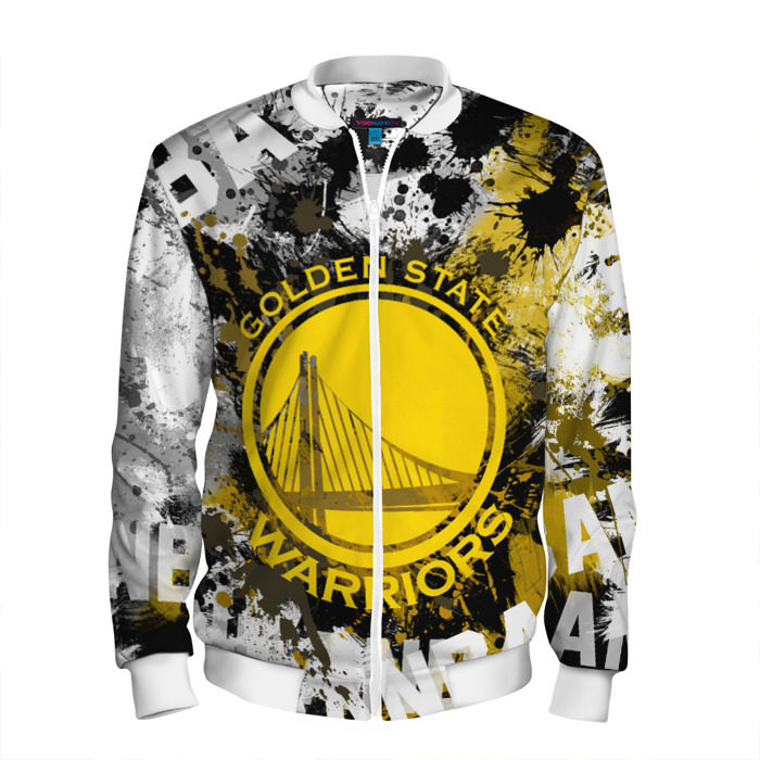 Мужской бомбер 3D Голден Стэйт Уорриорз фото