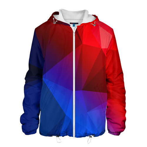 Мужская куртка 3D RED&BLUE фото