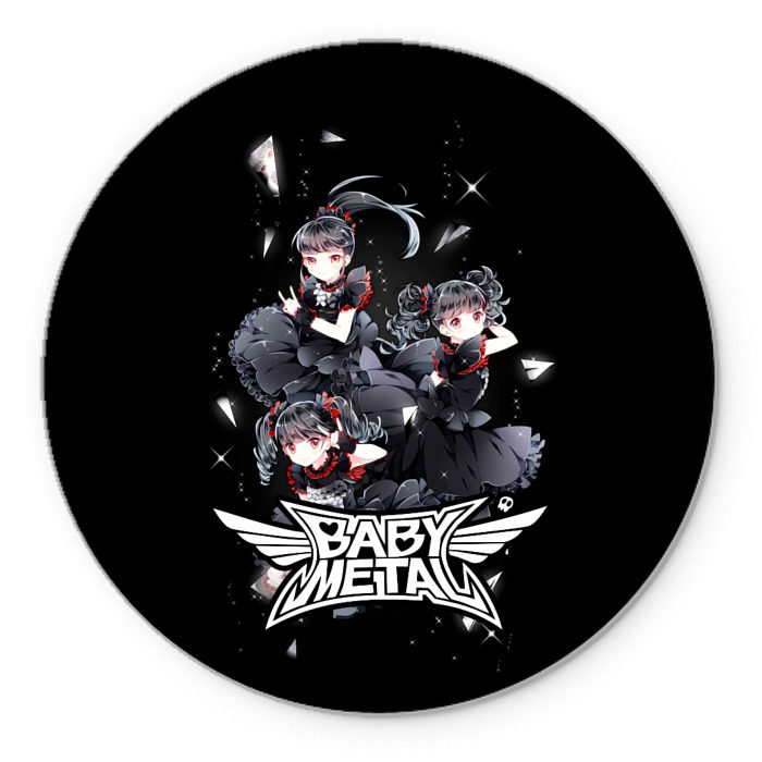 Коврик для мышки круглый BABYMETAL фото