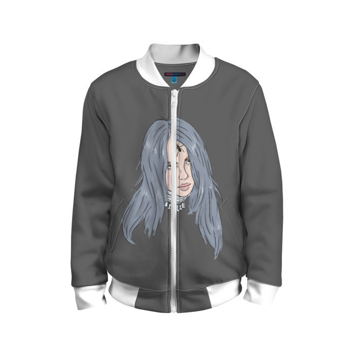 Детский бомбер 3D Billie Eilish фото