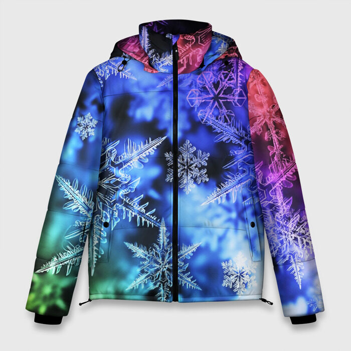 Мужская зимняя куртка 3D ЗИМНЕЕ УТРО фото