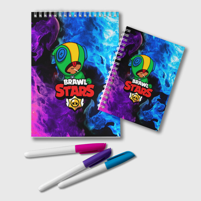 Блокнот BRAWL STARS LEON фото