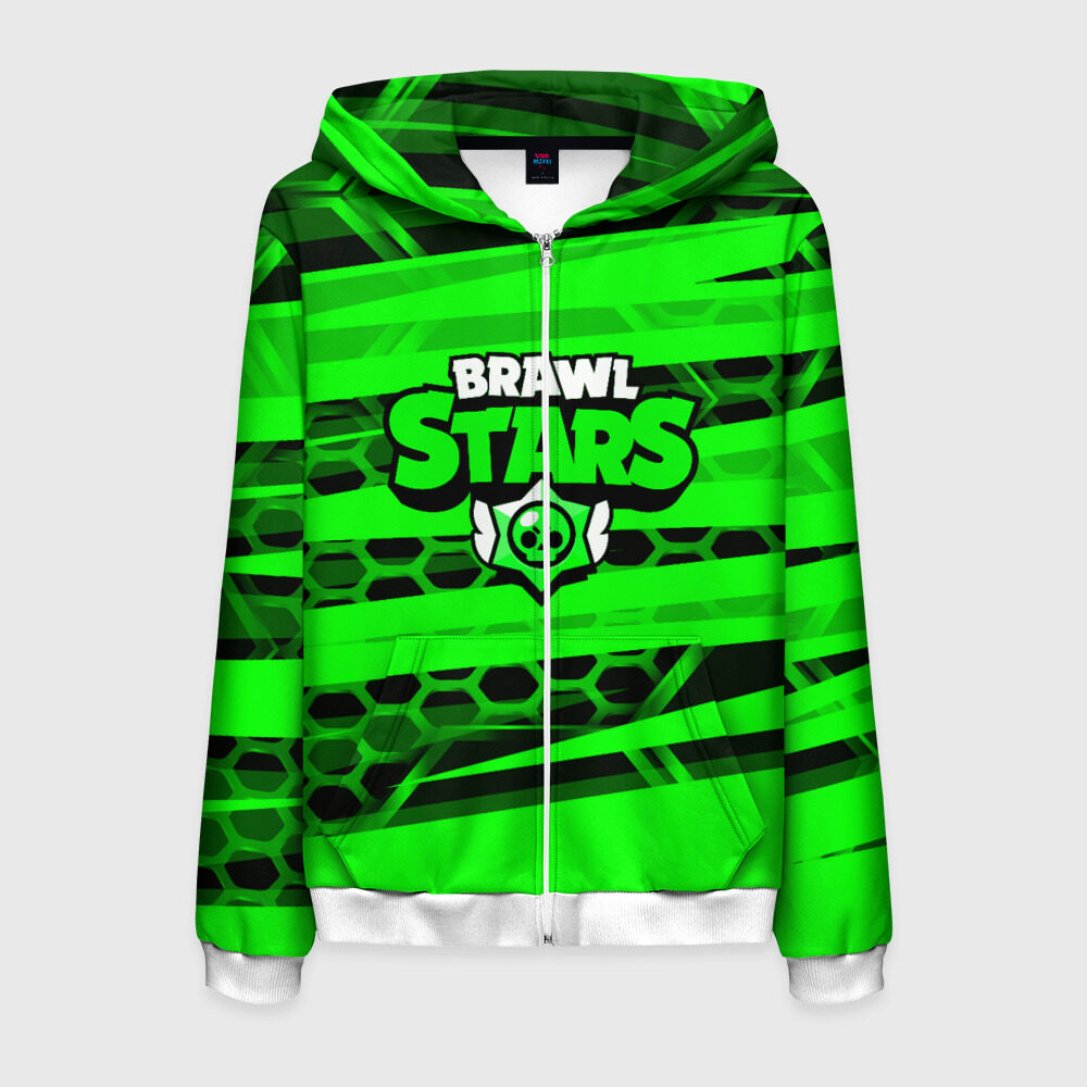 Мужская толстовка 3D на молнии BRAWL STARS фото