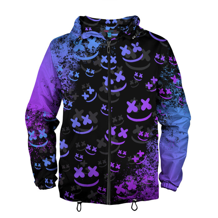 Мужская ветровка 3D Marshmello фото