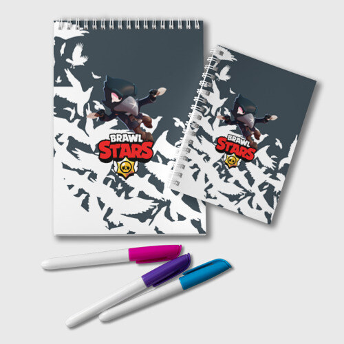 Блокнот BRAWL STARS CROW фото