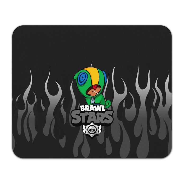 Коврик для мышки прямоугольный BRAWL STARS LEON фото