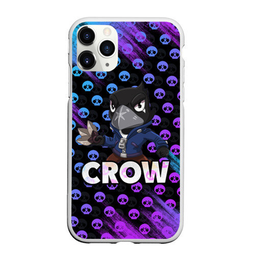 Чехол для iPhone 11 Pro матовый Brawl Stars CROW фото