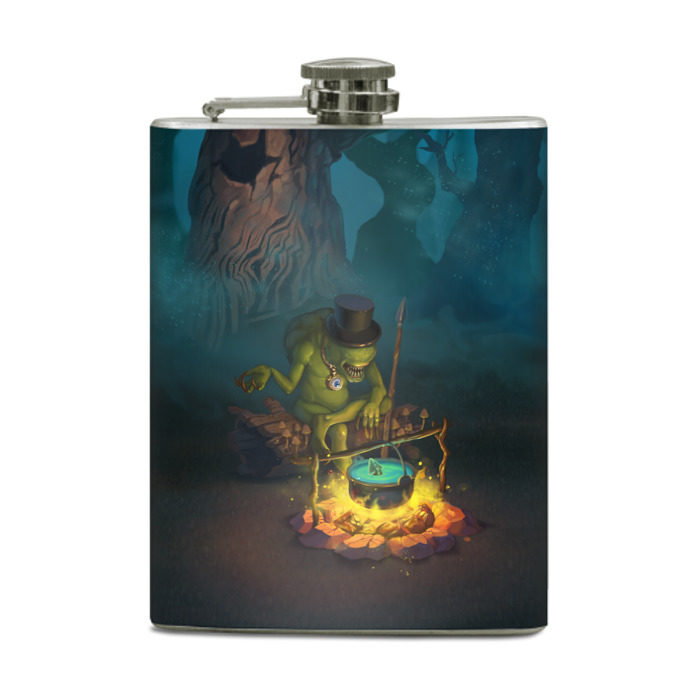 Фляга Сэр Троглодит - Болото, текст фото