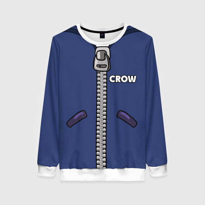 Женский свитшот 3D Brawl Stars CROW фото