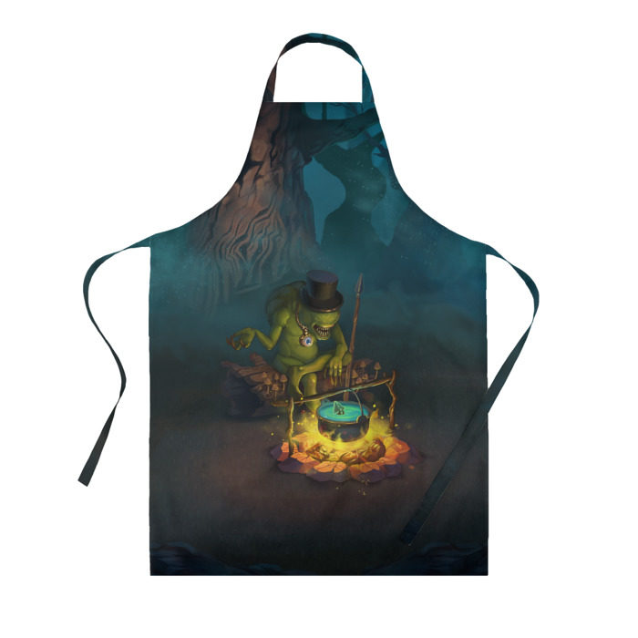 Фартук 3D Сэр Троглодит - Болото фото