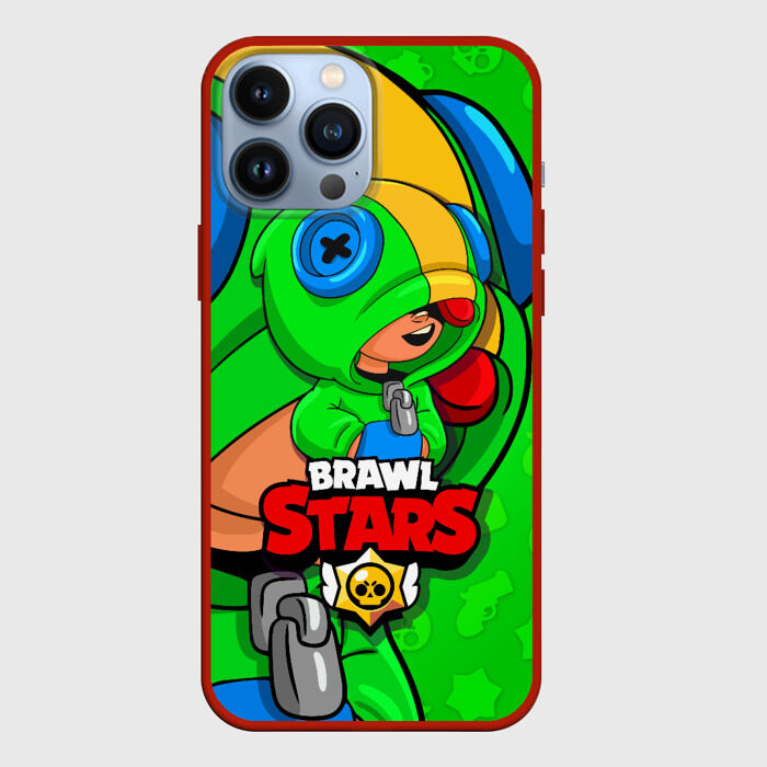 Чехол для iPhone 13 Pro Max BRAWL STARS LEON фото