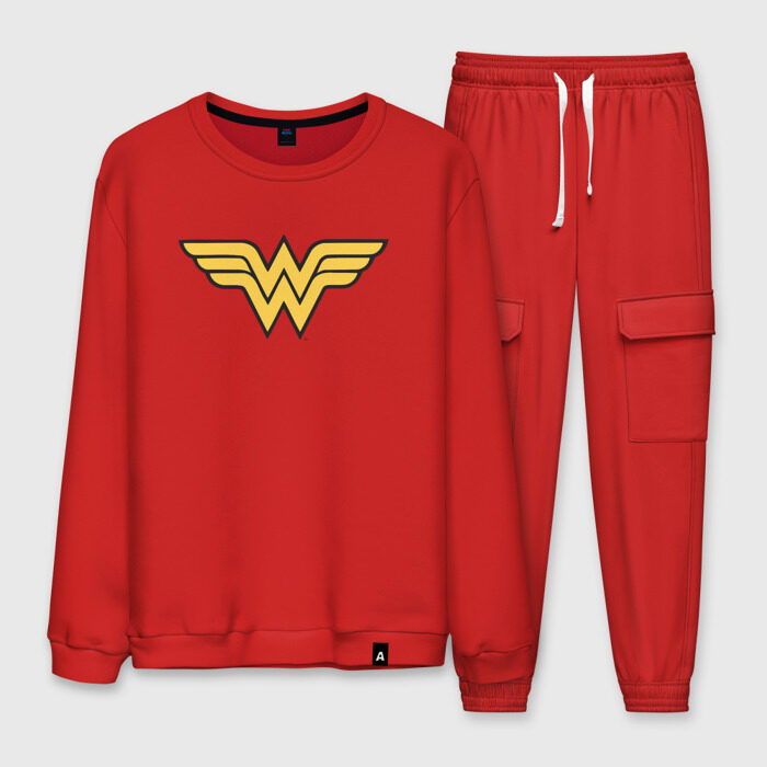 Мужской костюм хлопок Wonder Woman Logo фото