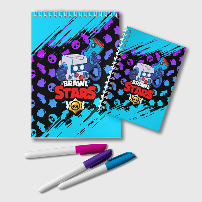 Блокнот BRAWL STARS 8-BIT фото