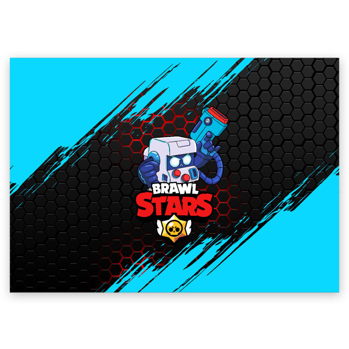 Поздравительная открытка BRAWL STARS 8-BIT фото