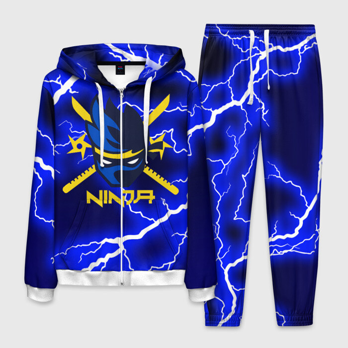 Мужской костюм 3D FORTNITE NINJA фото