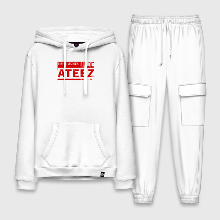 Мужской костюм хлопок с толстовкой Ateez фото