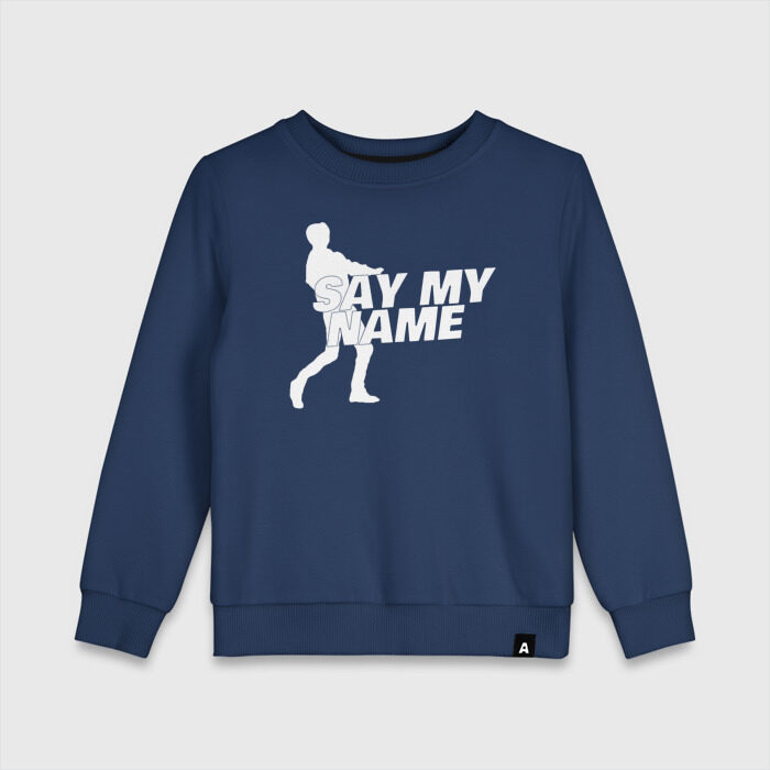 Детский свитшот хлопок Say my name фото