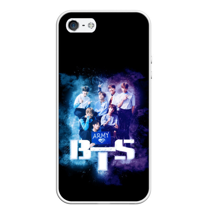Чехол для iPhone 5/5S матовый BTS фото