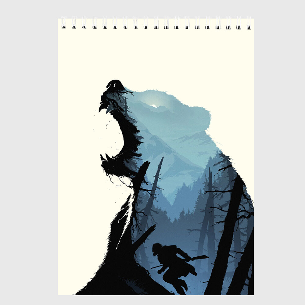 Скетчбук Медведь фото