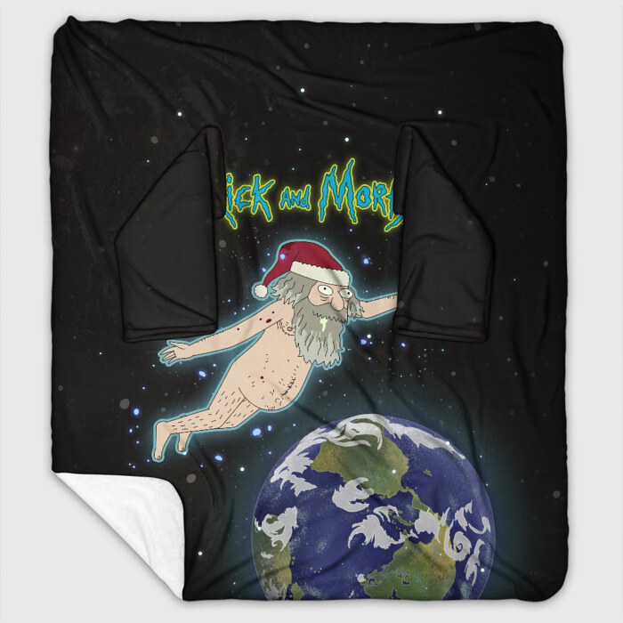 Плед с рукавами Rick and Morty фото