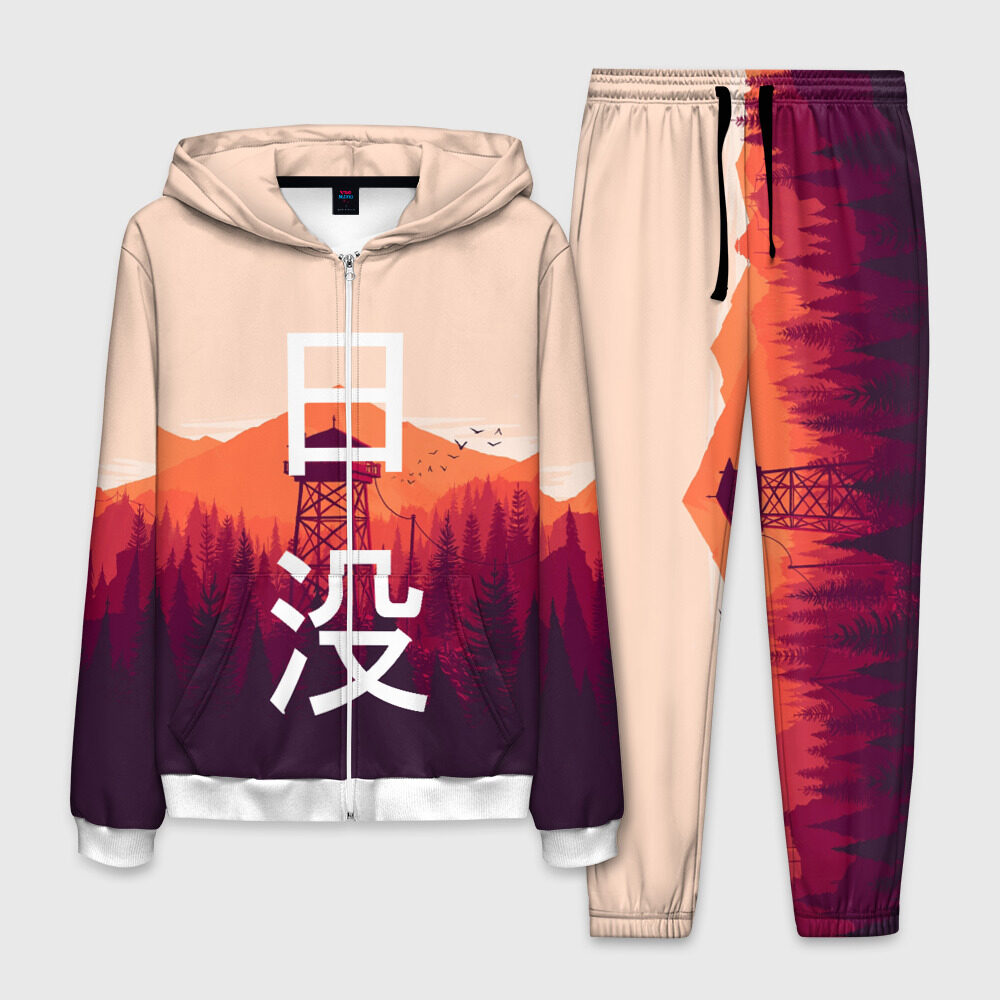 Мужской костюм 3D Закат фото