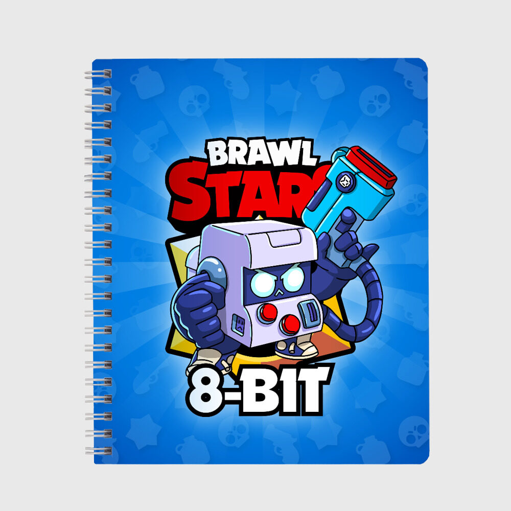 Тетрадь BRAWL STARS 8-BIT фото