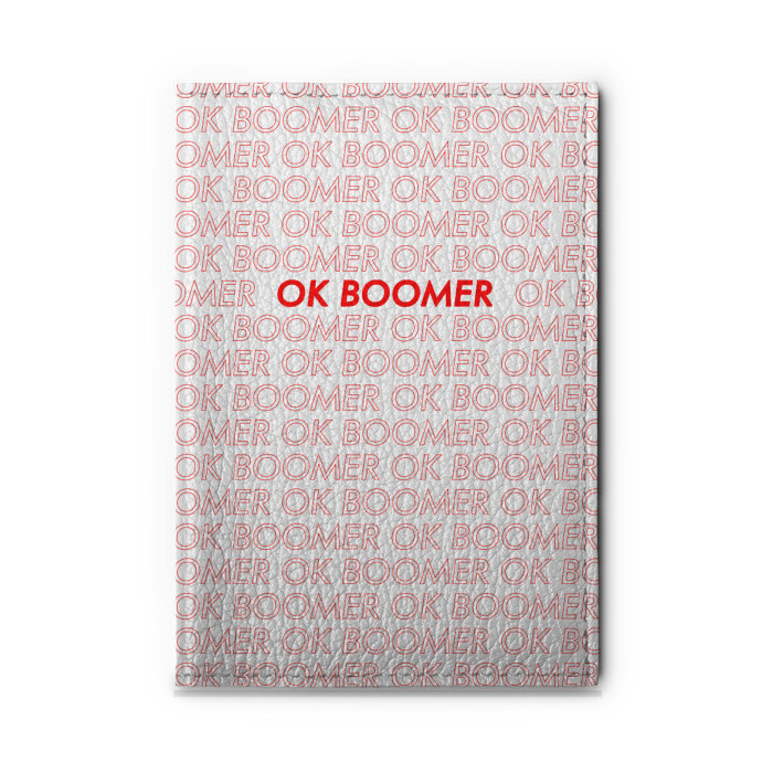 Обложка для автодокументов OK BOOMER фото