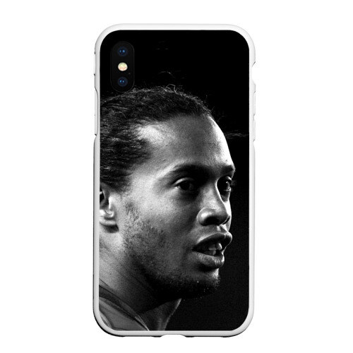 Чехол для iPhone XS Max матовый Роналдиньо фото