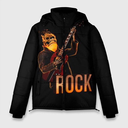 Мужская зимняя куртка 3D rock фото