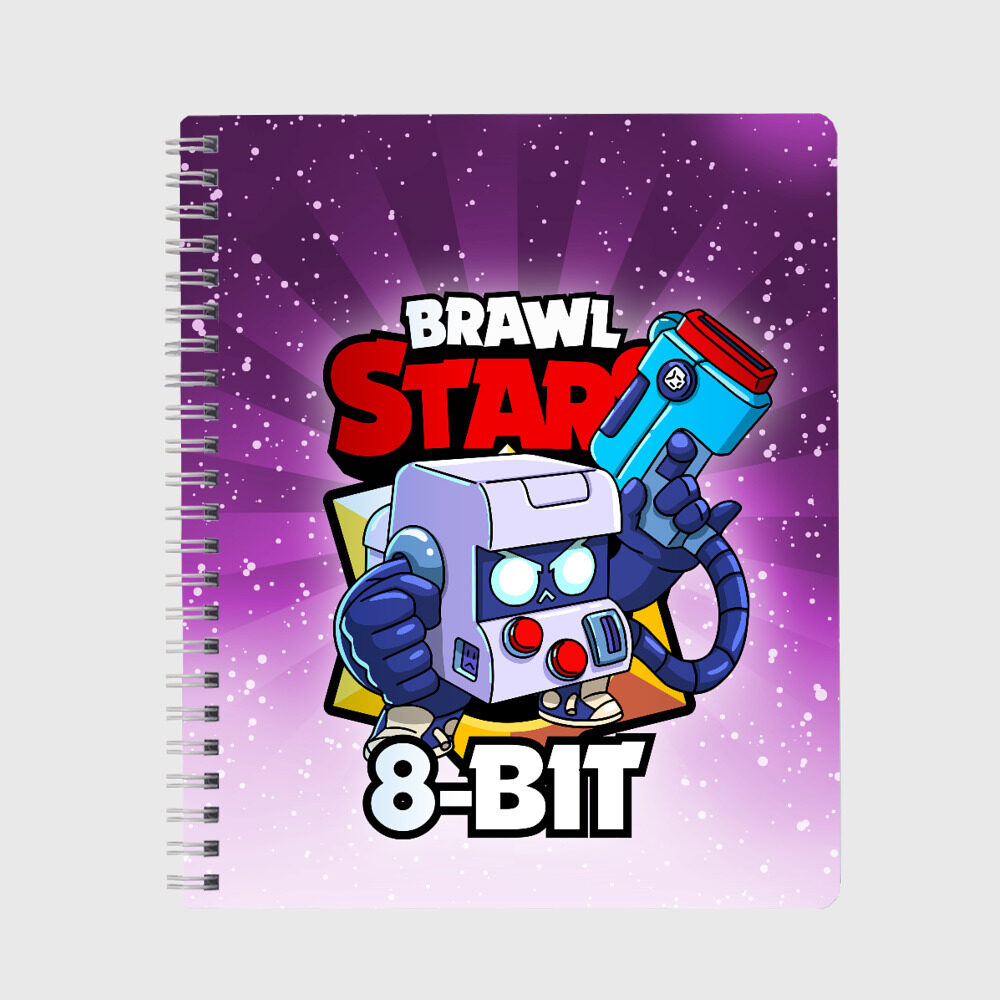 Тетрадь BRAWL STARS 8-BIT фото