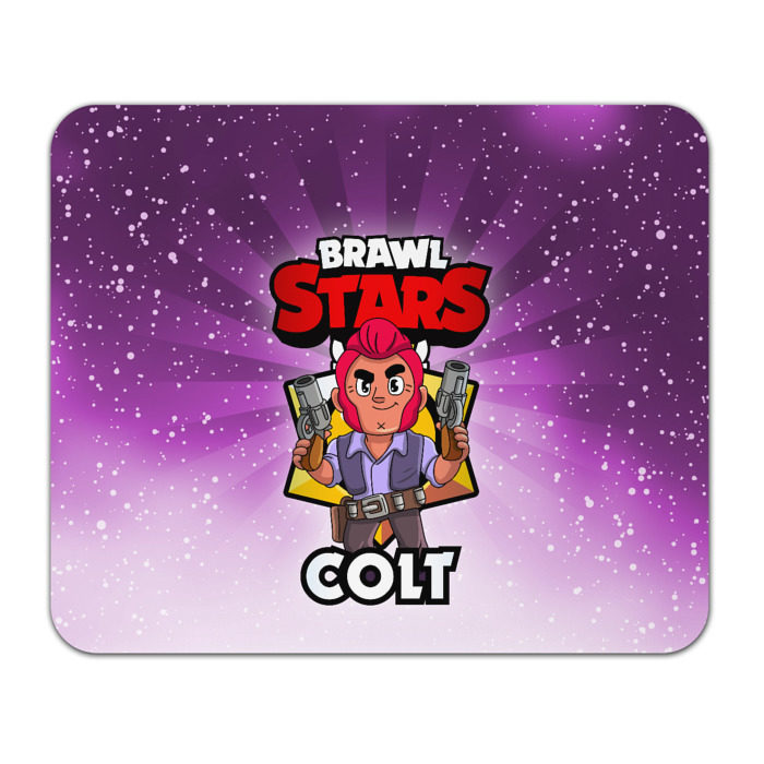Коврик для мышки прямоугольный BRAWL STARS COLT фото