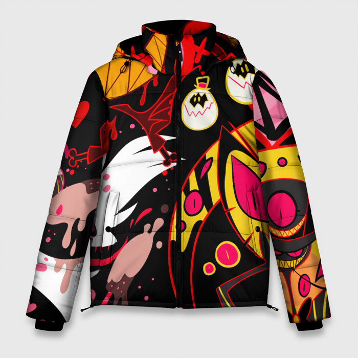 Мужская зимняя куртка 3D Hazbin Hotel фото