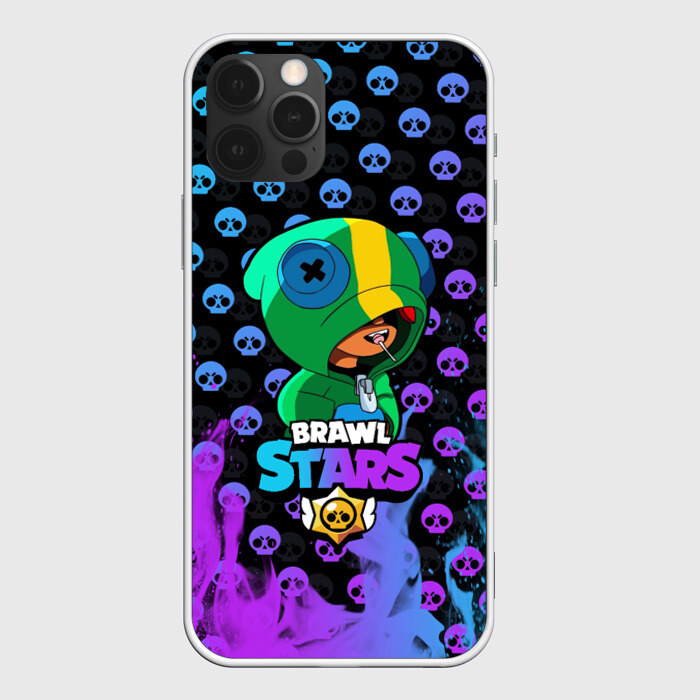 Чехол для iPhone 12 Pro Max Brawl Stars LEON фото