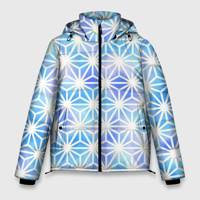 Мужская зимняя куртка 3D Яркий фото