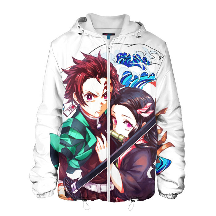 Мужская куртка 3D Клинок рассекающий демонов фото