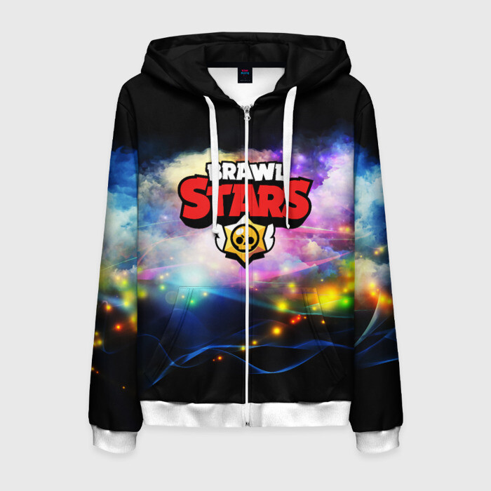 Мужская толстовка 3D на молнии Brawl Stars фото