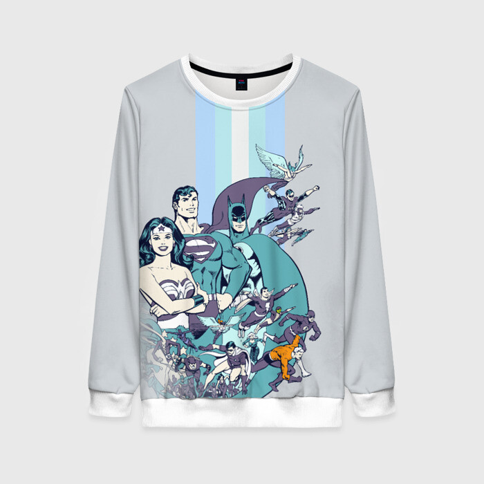 Женский свитшот 3D The Justice League фото