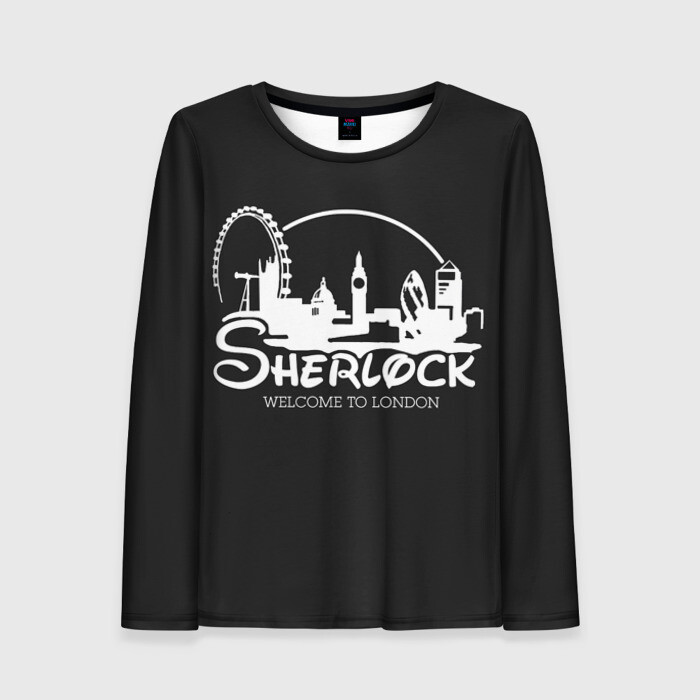 Женский лонгслив 3D Sherlock фото
