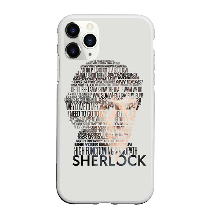 Чехол для iPhone 11 Pro матовый Sherlock фото