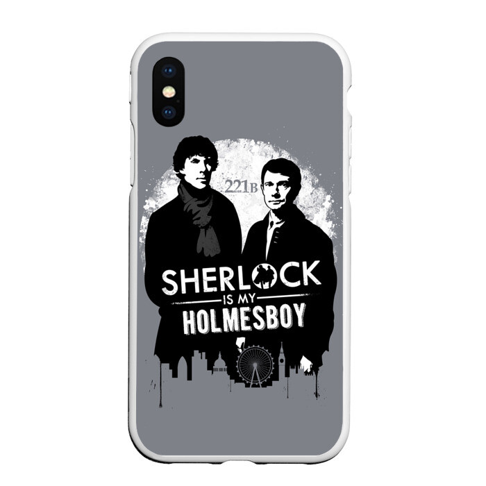 Чехол для iPhone XS Max матовый Sherlock Holmesboy фото