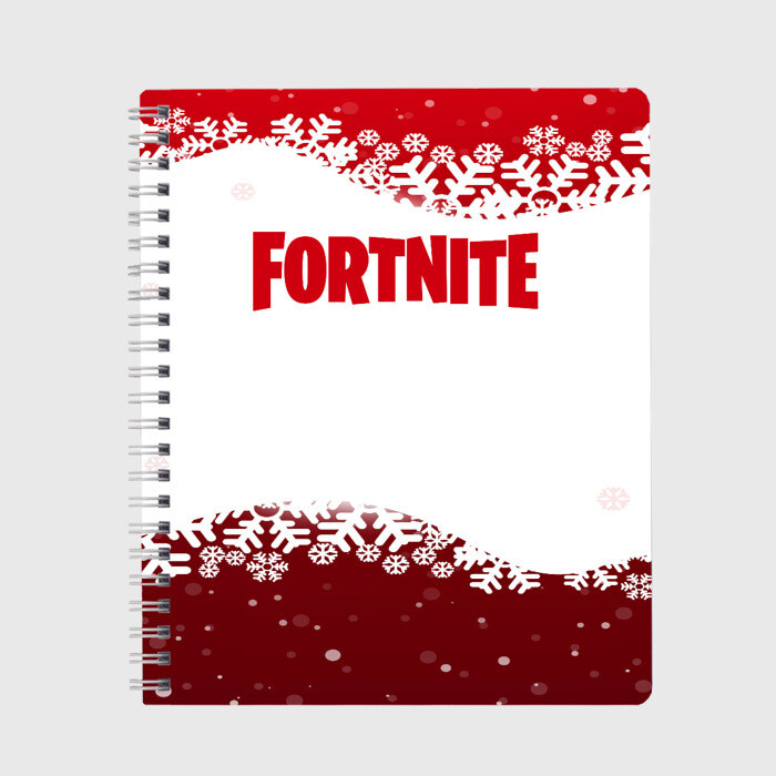 Тетрадь Fortnite Новогодний фото