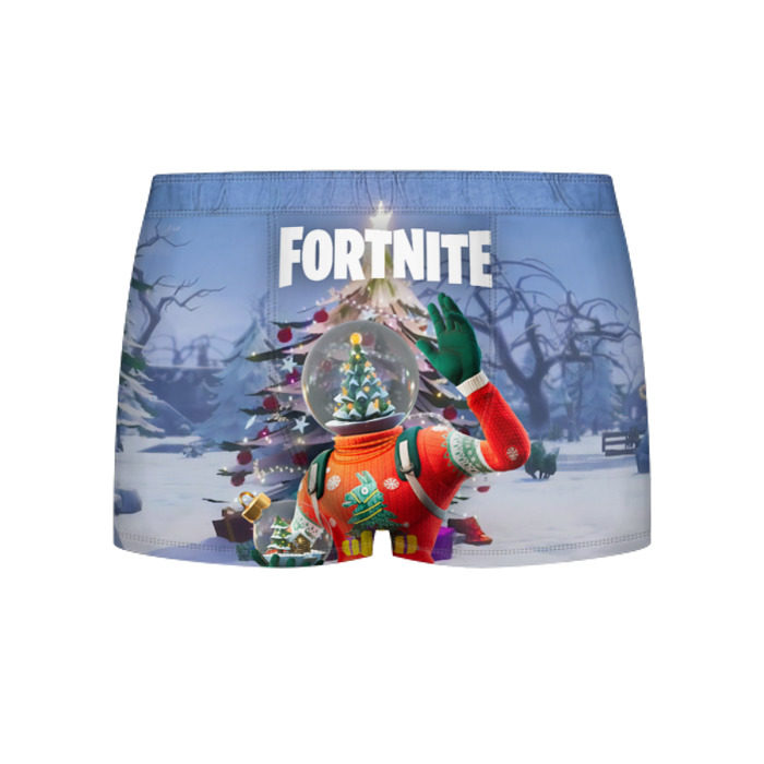 Мужские трусы 3D Fortnite Новогодний фото