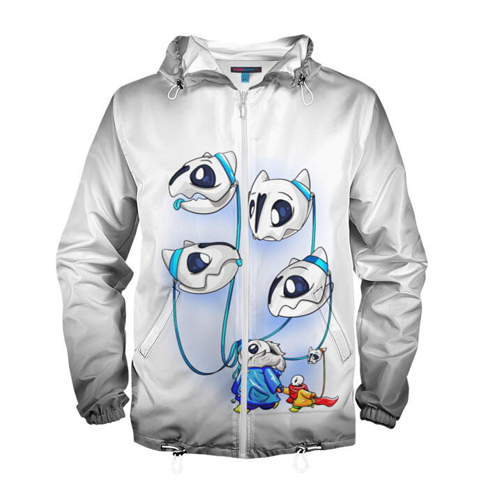 Мужская ветровка 3D UNDERTALE фото