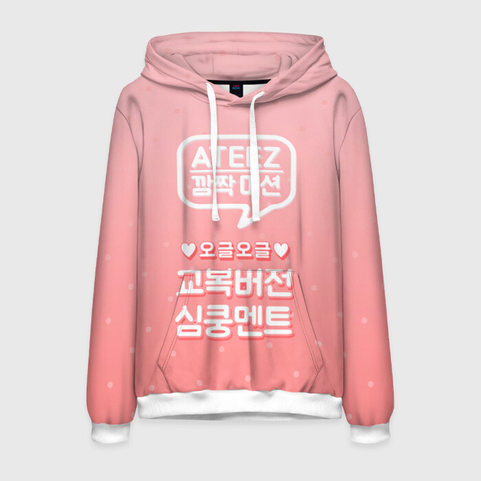 Мужская толстовка 3D Ateez фото