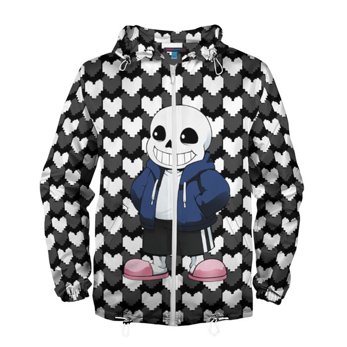 Мужская ветровка 3D UNDERTALE фото