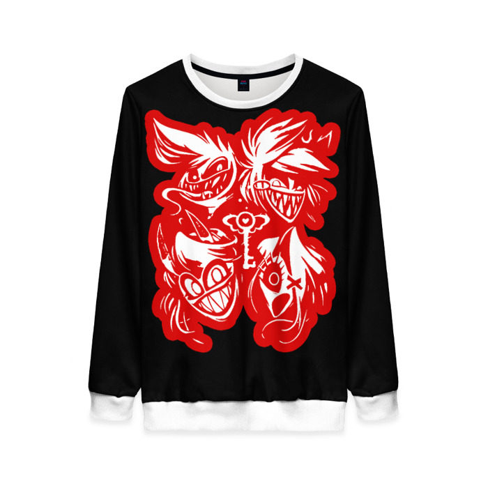 Женский свитшот 3D Отель Хазбин фото