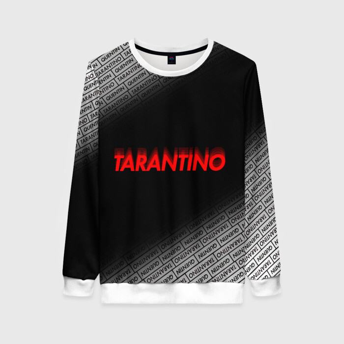 Женский свитшот 3D КВЕНТИН ТАРАНТИНО. фото