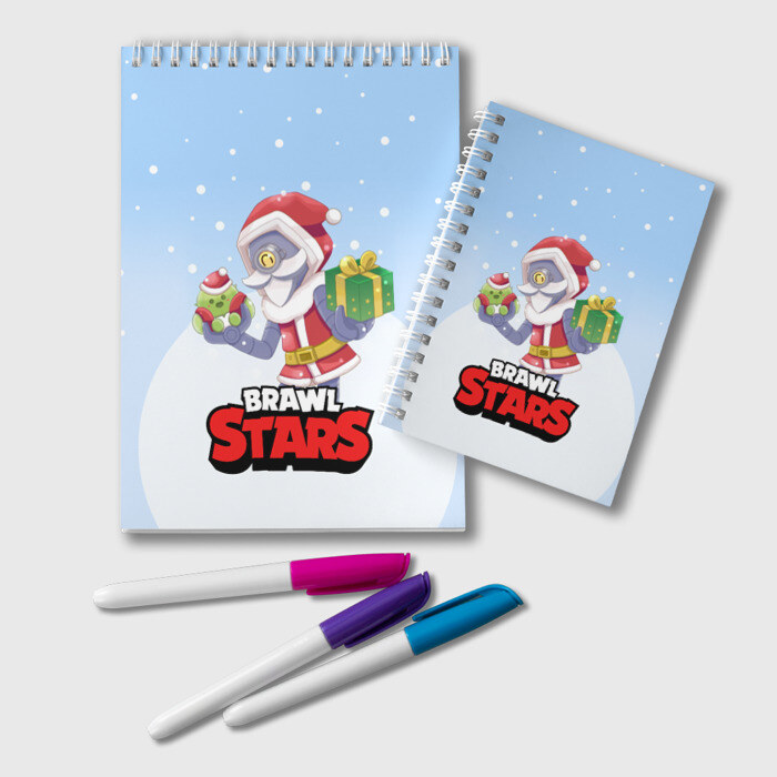 Блокнот Brawl Stars Christmas Barley фото