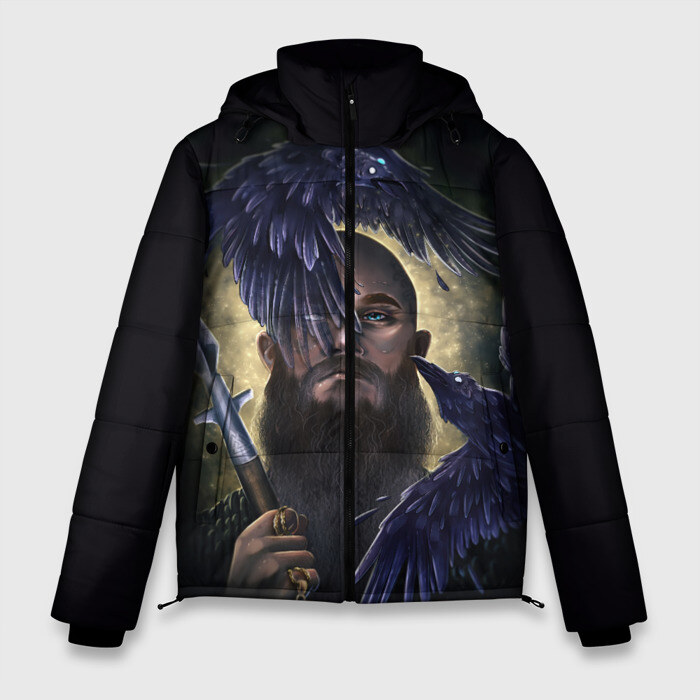 Мужская зимняя куртка 3D vikings фото
